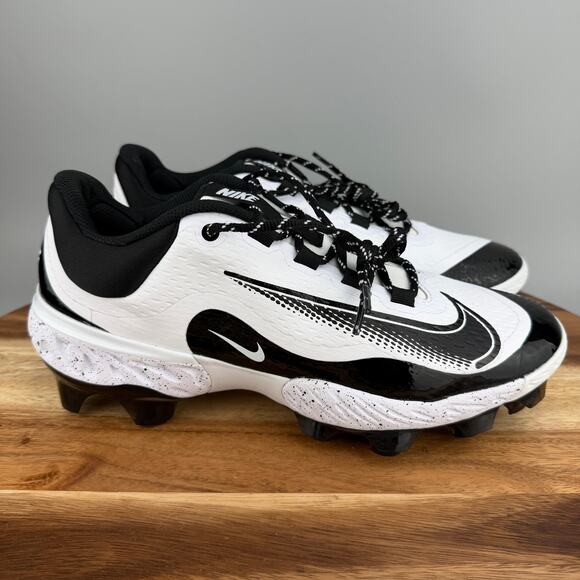 Nike Alpha Huarache Elite 4 Low MCS Men\'s Size 11 White Baseball FD6255 108 main image 7